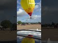 Hot Air Balloon crashes into car in Texas