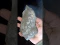 TEXTBOOK  QUARTZITE  HANDAXE  #beach #beachcombing  #fossil