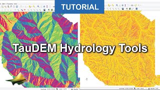 Using TauDEM Tools on OpenTopography and Visualizing Hydrology Products in QGIS | Tutorial