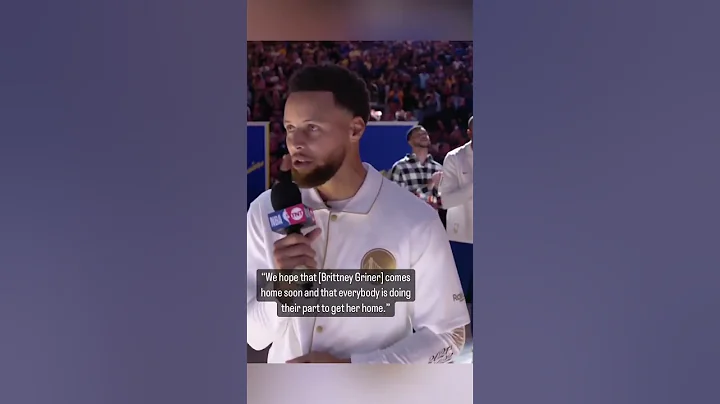 Steph Curry took a moment to show support to Britt...