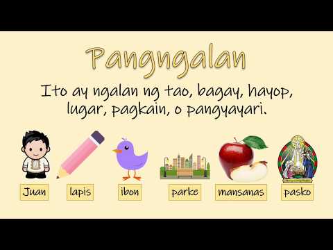 Filipino - Pangngalan