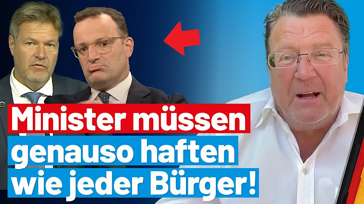 Politikerhaftung: Stephan Brandner fordert knallharte Konsequenzen für Minister! - AfD-Fraktion