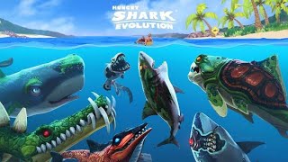 Hungry Shark Evolution - Unlocking all sharks and upgrading them to max level😎.