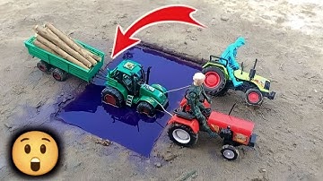 Diy tractor stuck in mud mini science project || Part 5 || Tractor Video ||@shubbucreator