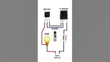 ir sensor remote control circuit #shorts #youtubeshorts