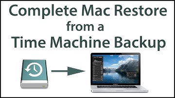 Restore a Mac Hard Drive from a Time Machine Backup