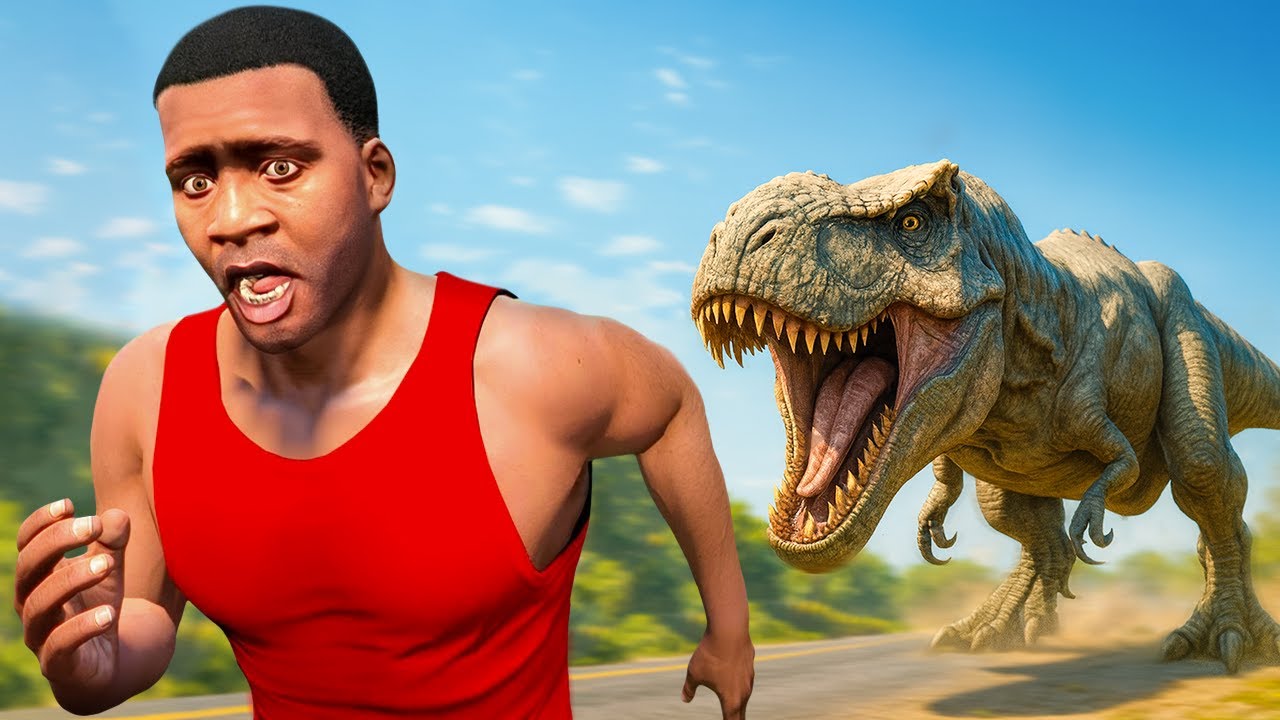 GTA 5 MAIS IL Y A DES DINOSAURES ! (Film)