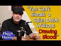 You cant sheath a sgian dubh without drawing blood