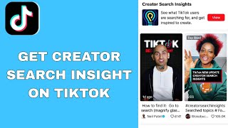 How To Get Creator Search Insights On Tiktok