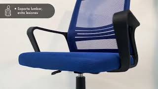 Silla De Escritorio Ergonomica Para Oficina Giratoria (SKY BRANDS)