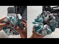 How to make scrunchies/DIY Scrunchies/Scrunchies with band elastic/Big size scrunchies/easy &amp; simple