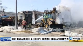 Local business a ‘total loss’ after Grand Haven fire