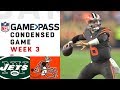 Jets vs. Browns | Week 3 NFL Game Pass Condensed Game of the Week