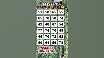 Find at least 1 pair! Find 3 pairs of identical numbers/Dementia Prevention Quizzes/Tests.No195