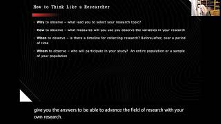 Evaluating Research Text