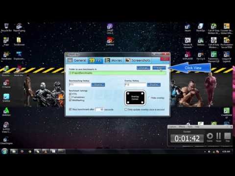 How To show FPS and Benchmark Game Using Fraps