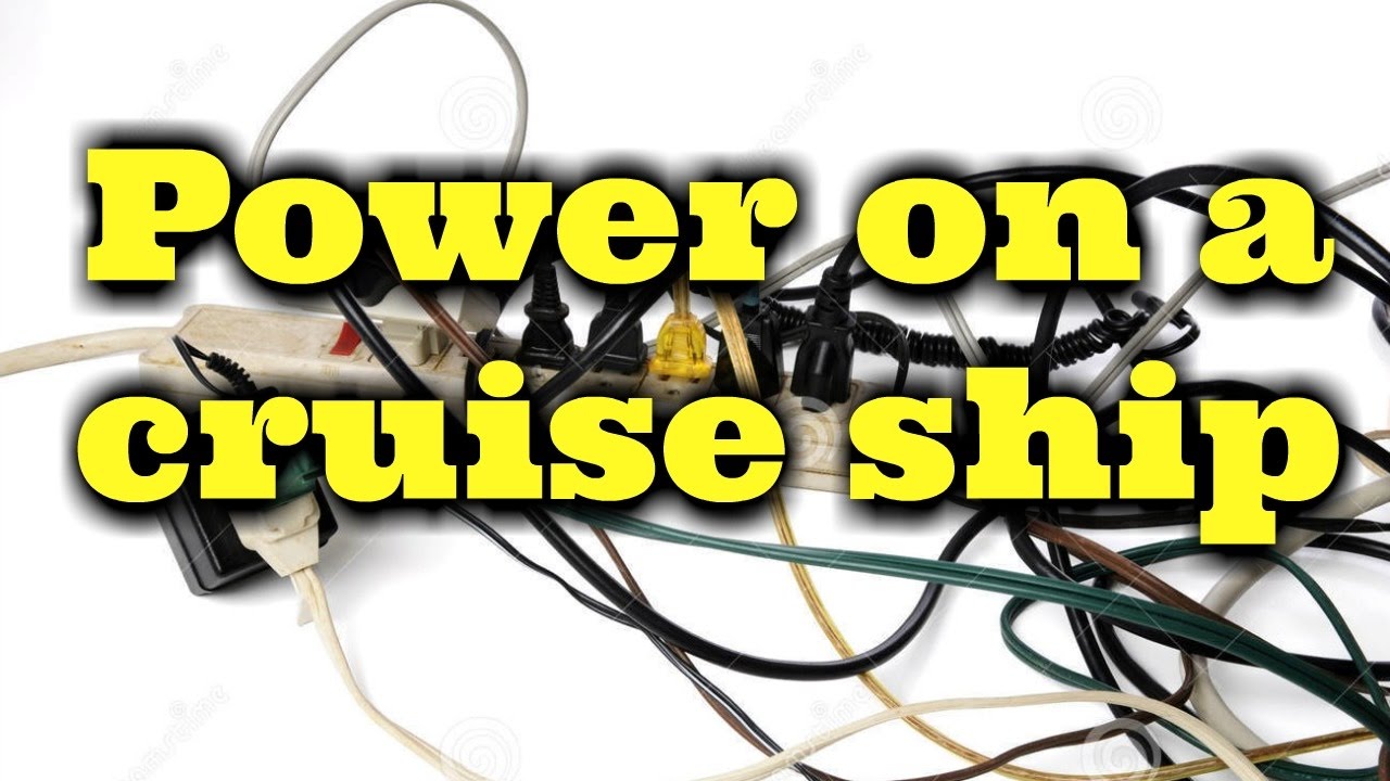 Tech tip - Power on the cruise ships