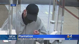 FBI Releases Photos Of Plantation Bank Robbery Suspect