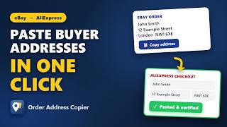 Copy eBay Order Address to AliExpress in One Click | Order Address Copier Chrome Extension screenshot 4