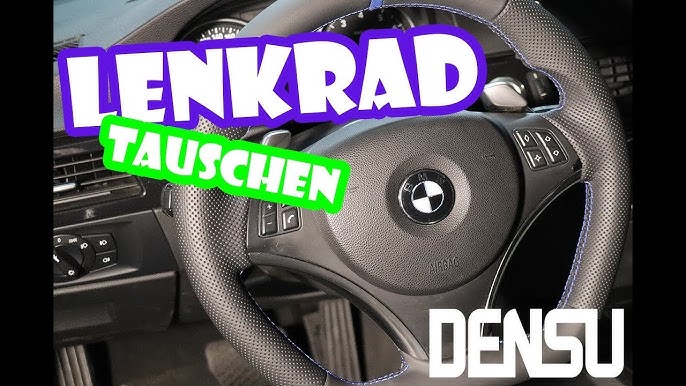 E92 Lenkrad tauschen, UPGRADE, Alcantara M-Sport Lenkrad NEU BEZOGEN, E92  325i