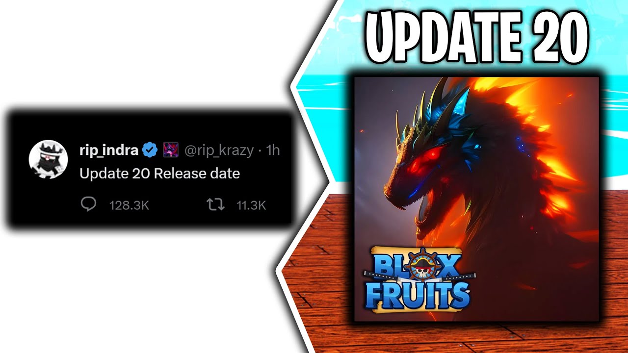 Update 20 Release Date & EVERY Update 20 Leak! (Blox Fruits!) 