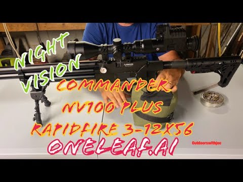 Commander NV100 Plus 3-12X56 Day & Night Vision Rifle Scope