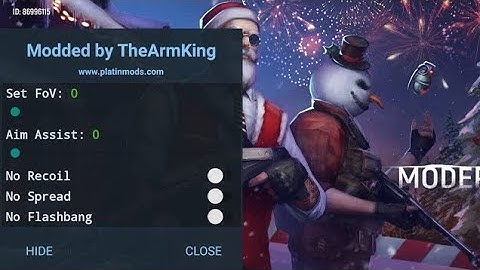 Modern ops mod apk | Menu, Aimbot, No Recoil, No Spread | Version 9.64