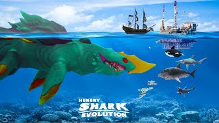 UNLOCK LUMINITE SHARK SKIN ENEMY MOD - FASTER KILL ALL SHARK - HUNGRY SHARK EVOLUTION GAMEPLAY