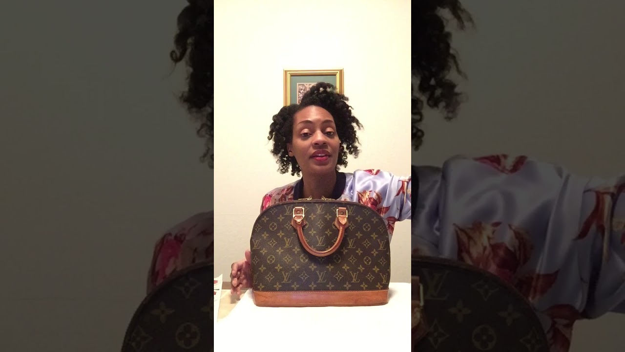 *WATCH* how I cleaned my vintage Louis Vuitton Alma PM