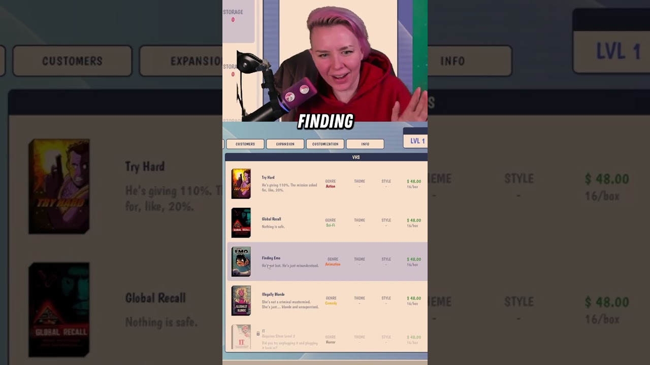 The devs gave 110% effort in the movie descriptions of this game