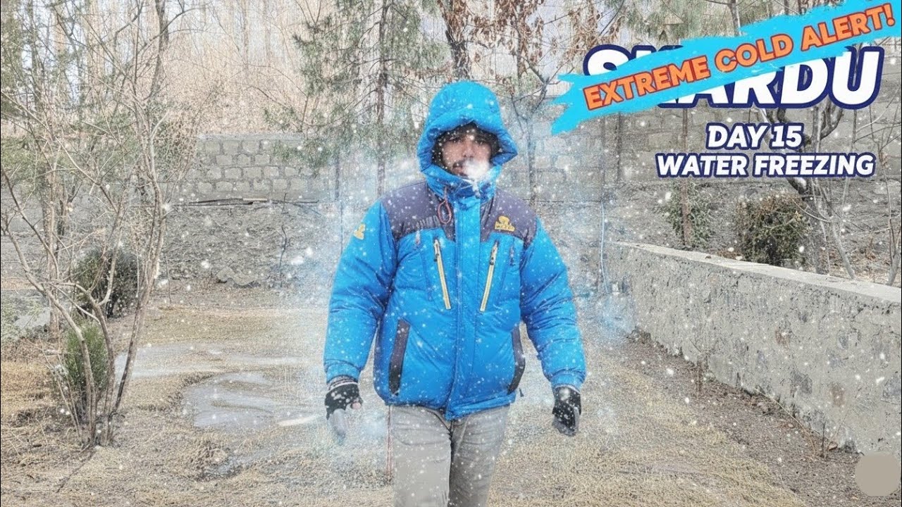 Skardu Mein Sab Kuch Jam Gaya! 🥶 Day 15: Extreme Winter Survival
