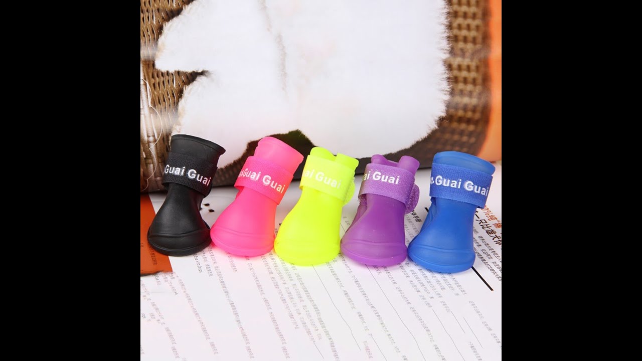 women's rain boots with dogs on them