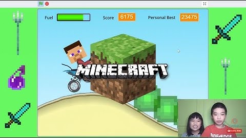 Secrets of Coding in SCRATCH: Create a *MINECRAFT* RACING GAME - HILL CLIMB RACING REMIX EDITION