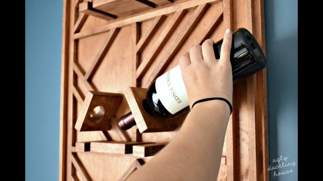 Finished Plywood Art Wine Rack YouTube