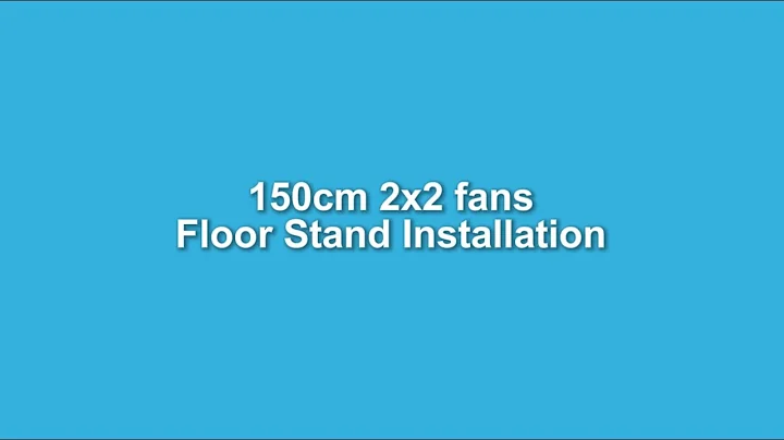 Massive 150cm 2x2 3D Hologram Fan Floor Stand Installation! #hdfocus #3dhologramfan
