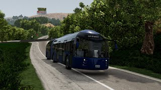 Beamng NEW 63 foot Articulated Capsule Bus (with Scania engine)