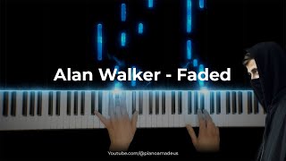 Alan Walker - Faded | Piano Cover (Cinematic Visualizer)