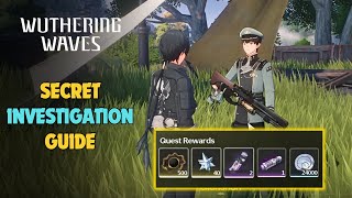 Famous Secret Investigation Side Quest Guide | Wuthering Waves Wealth