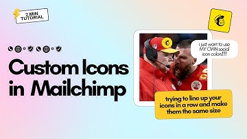 Adding Icons to Mailchimp Designs