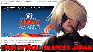 Crunchyroll Silences Japan and Blocks Them