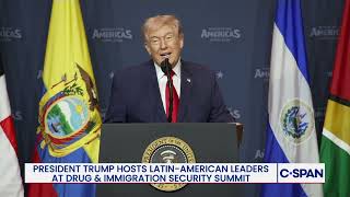 Thumbnail for President Trump announces "Americas Counter Cartels Coalition"