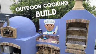 Outdoor Kitchen: Pizza Oven & BBQ Project ' #pizzaoven #brickpizzaoven #bbq