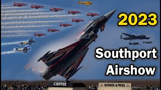 Best Images from Southport Airshow 2023  inc Eurofighter Typhoon Blackjack Anarchy 1 + Red  Arrows by Darrell Towler 1,041 views 7 months ago 2 minutes, 33 seconds