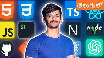 Web Developer Roadmap 2025 in Telugu | Complete Guide for Frontend, Backend, Database, and Git