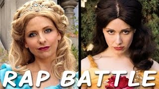 CINDERELLA vs BELLE- Princess Rap Battle (Sarah Michelle Gellar \& Whitney Avalon)‬