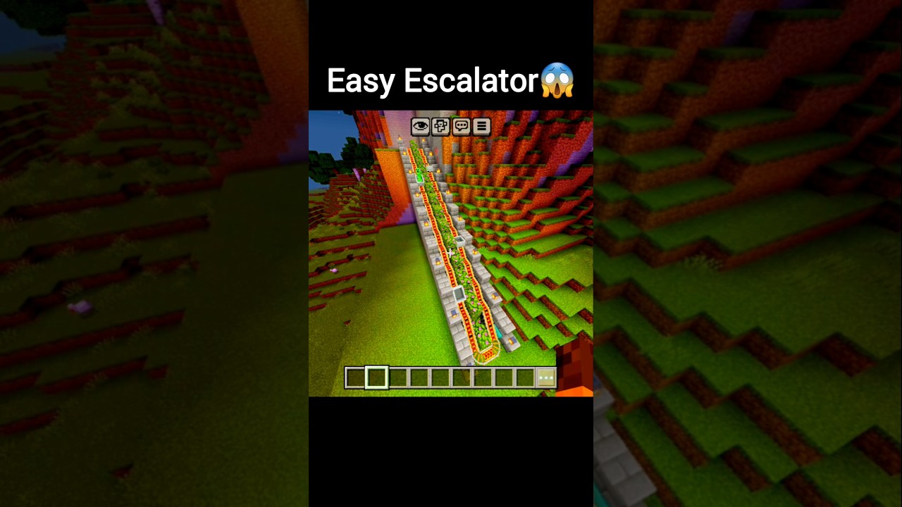 Minecraft Redstone Escalator | Very Easy Build 