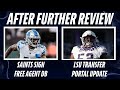 Saints draft class breakdown  lsu football portal recap  saints sign free agent db