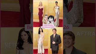 #actorawards #actorawards2026 #redcarpet #bestdressed #connorstorrie #jennaortega #teyanataylor