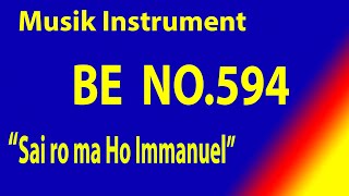 BUKU ENDE (BE) NO 594 SAI RO MA HO IMMANUEL (Musik Box Original)
