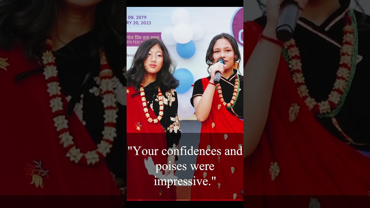 Anchor Shibani Luitel and Dipti Gurung